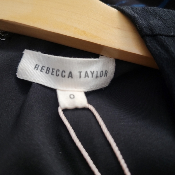 Rebecca Taylor Sleeveless Tiger Pleat Dress Size 0 NWT - Picture 7 of 9